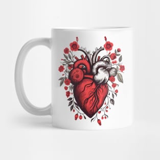 Graphic Printed heart design Mug